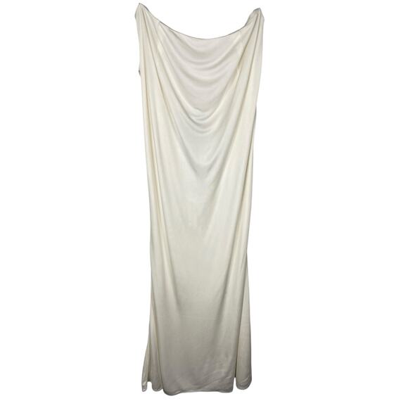 Retrofete Vivienne Draped Maxi Skirt Silk Blend Party Bridal Vacation Summer S - Picture 4 of 12